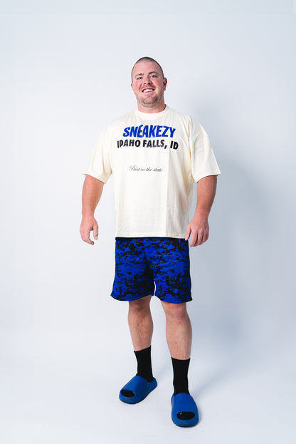 Summer '24 Blue Camo Shorts